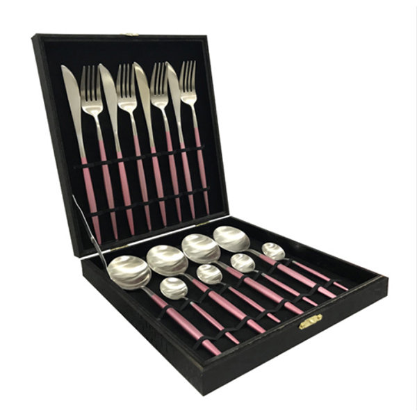 Modern Black Flatware from Apollo Box