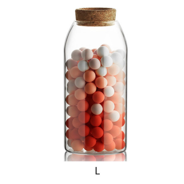 Decorative Glass Storage Jar
