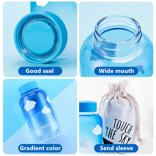 Cute Glass Water Bottle - ApolloBox