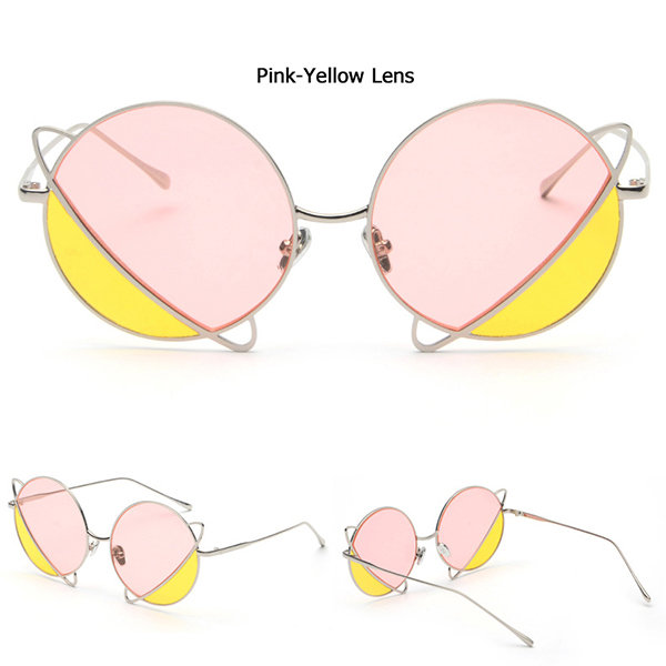 yellow and pink sunglasses