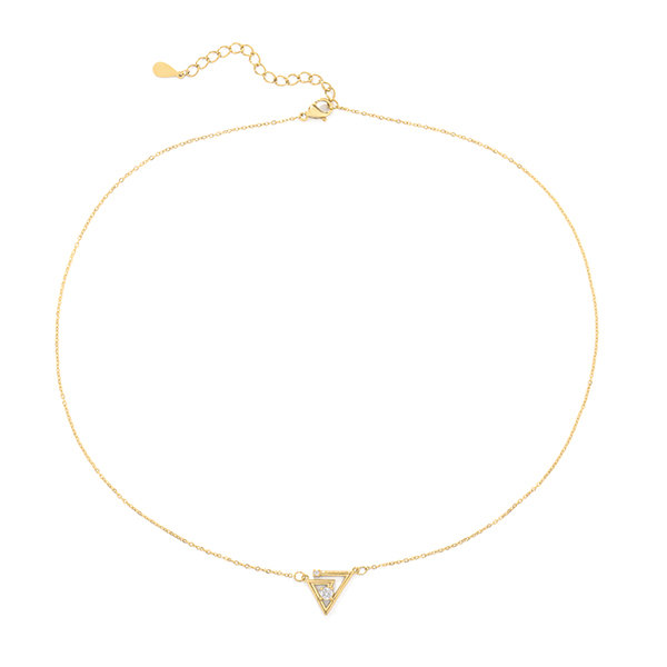 Stainless Steel Gold Plated Necklace - ApolloBox