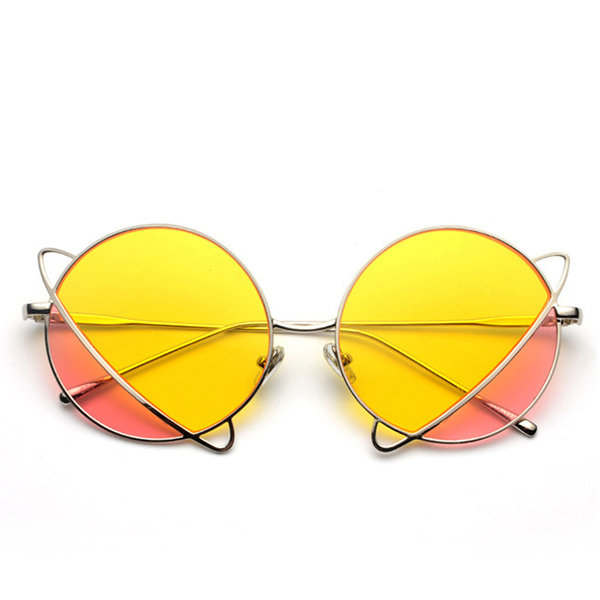 Saturn's Ring Sunglasses - Alloy Frame - Colorful Design