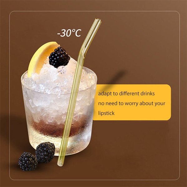 6 Drinks for Glass Straws