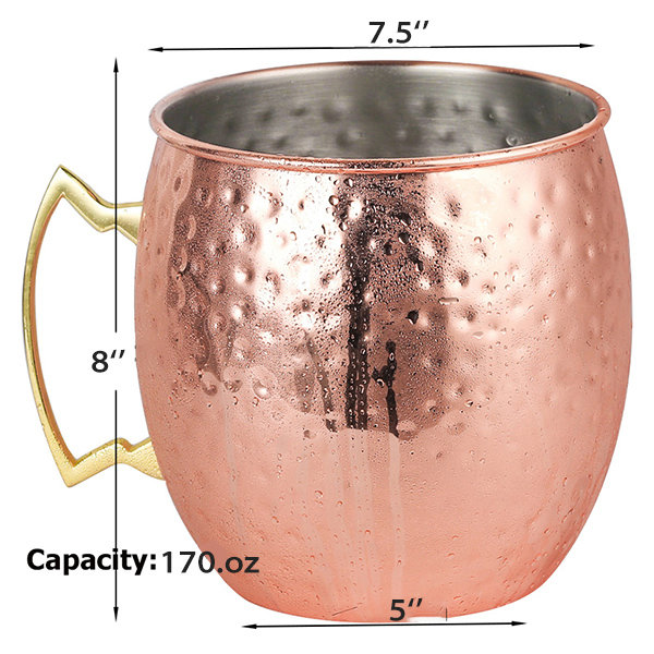 Giant Scaly Moscow Mule Copper Mug - Sköl