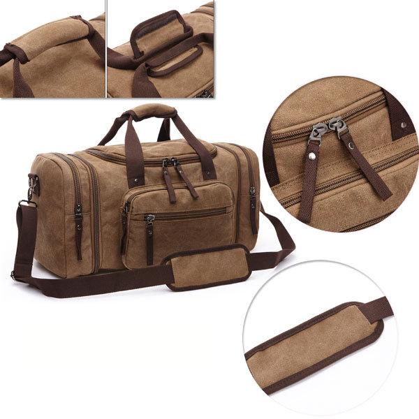 Military Style Duffle Bag - Cotton - Canvas - Vintage Collection from  Apollo Box