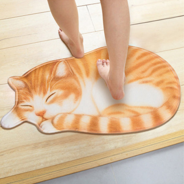 Sleeping Cat Floor Mat from Apollo Box