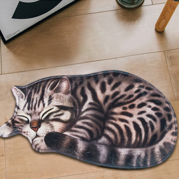 Cute Cat Look Floor Mat - ApolloBox