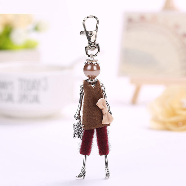 YLWHJJ Handmade Cute Doll Keychain ApolloBox