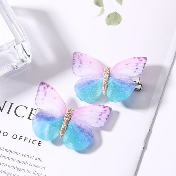 Set of 3 Butterfly Hair Clips Hair Accessories for Women -   Butterfly  hair accessories, Butterfly hair clip, Butterfly hair