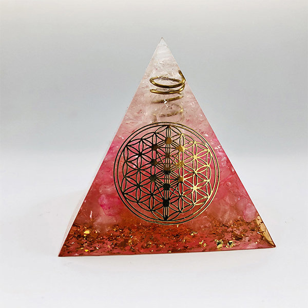 Red Orgonite Pyramid - ApolloBox