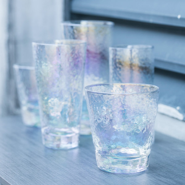 1pc Rainbow Colored Glass Cup