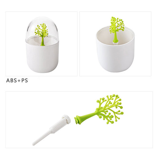 PERBUSH Bathroom Home Portable Dust-proof Clear Swab Canisters Q-tip Holder  Toothpick Container Cotton Balls Dispenser Box