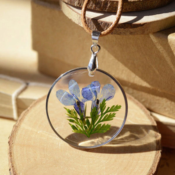 Buy Forget Me Not Necklace,dainty Forget Me Not Jewelry, Real Flower  Jewellery,resin Jewelry, Unique Birthday Gift, Real Pressed Flower Necklace  Online in India - Etsy