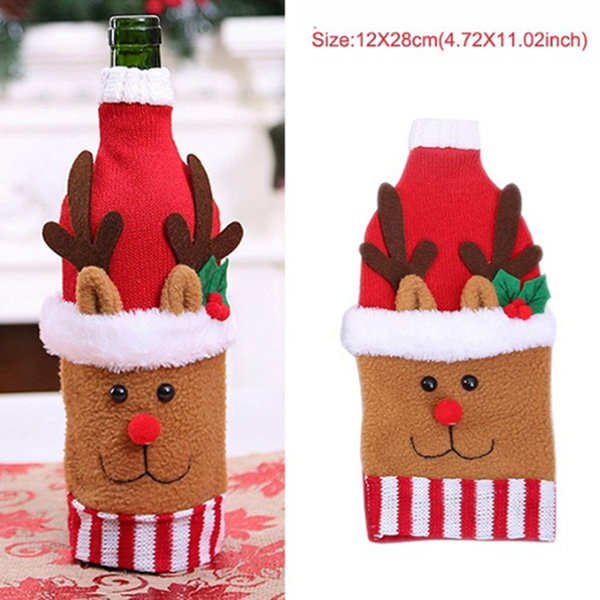 Christmas Themed Wine Glass - Cute Festive Patterns - Santa Claus from  Apollo Box