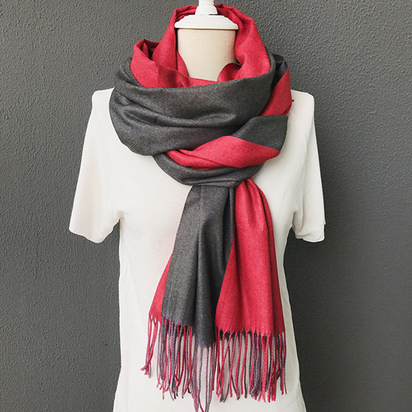 Double-Sided Cashmere Scarf - ApolloBox