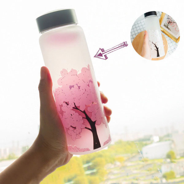 Light Blue to Pink - Color-Changing Water Bottle