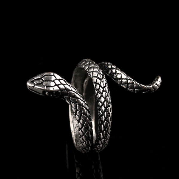 Serpentine Punk Ring - ApolloBox