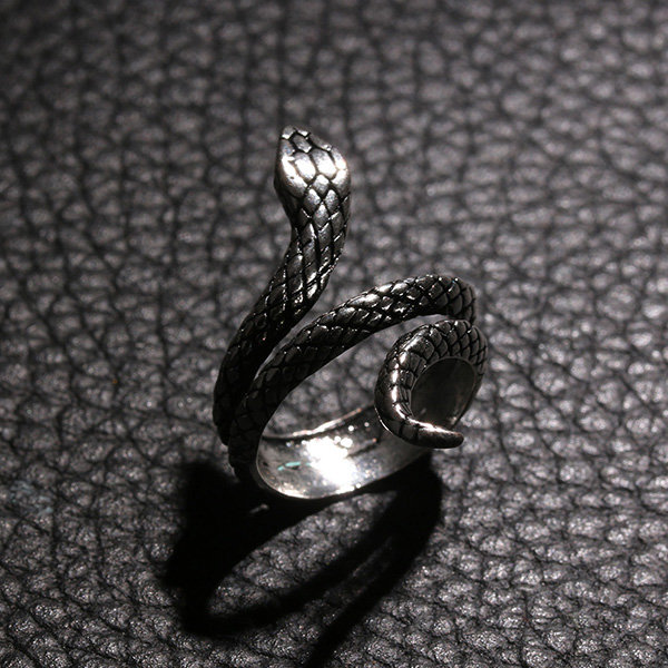 Serpentine Punk Ring - ApolloBox