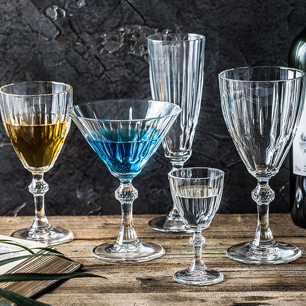 Tilting Luxury Decanter Wine Set - Glass - Crystal-clear Design
