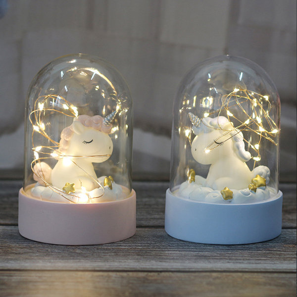 Unicorn Bell Jar Light