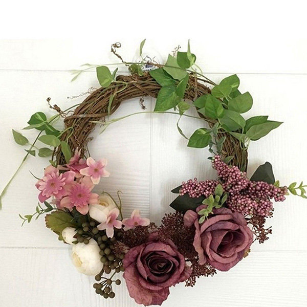 Plain Rattan Easter Wreath - ApolloBox