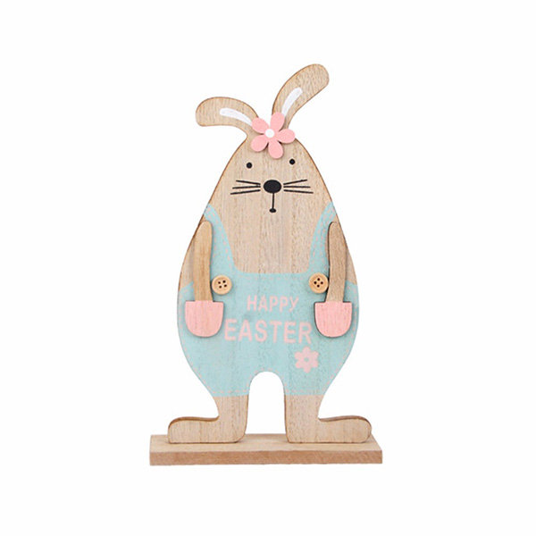 Wooden Easter Bunny Decor - ApolloBox