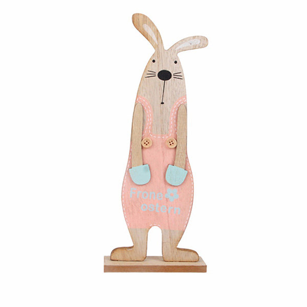 Wooden Easter Bunny Decor - ApolloBox