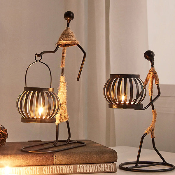 Creative Wrought Iron Candlesticks - ApolloBox