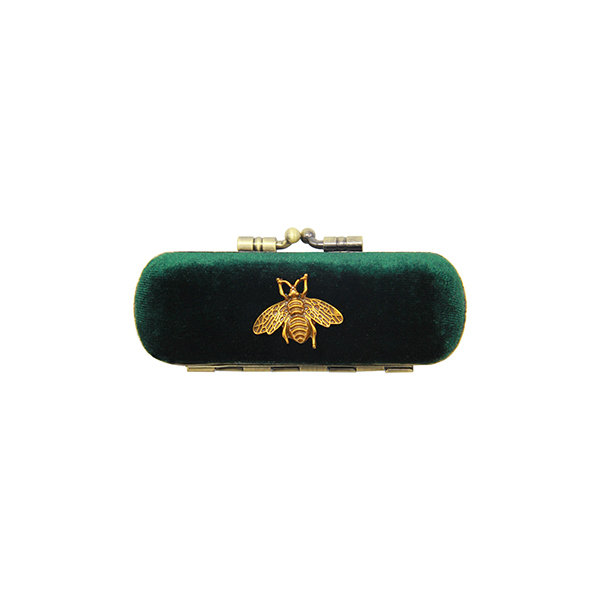 Dark Green Bee Lipstick Box - ApolloBox