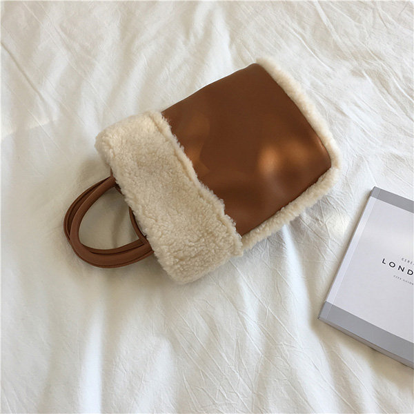 Wool Bucket Handbag - ApolloBox
