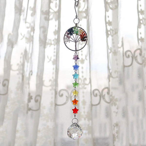 Tree of Life Crystal Pendant Ornament - ApolloBox