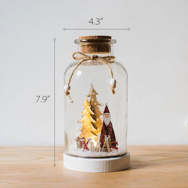 Snow Bottle Decor - ApolloBox