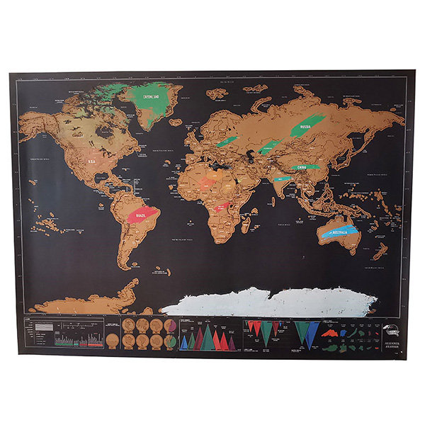 travellers world map