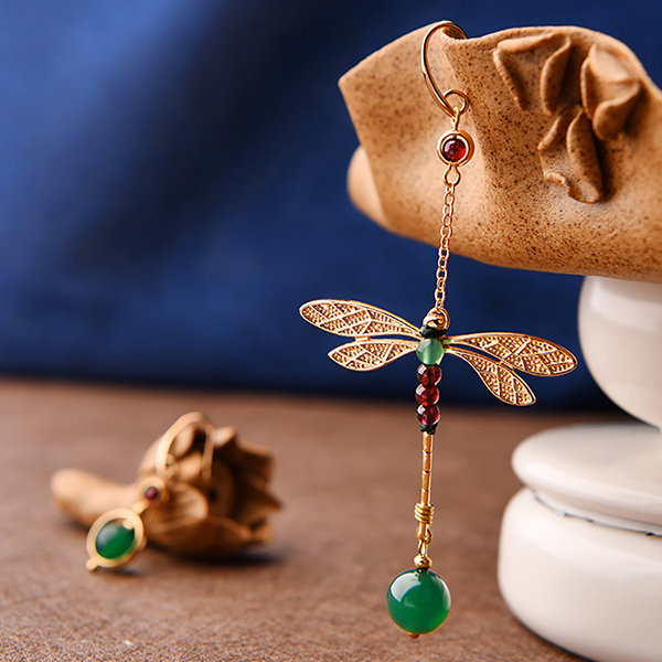 Vintage-Inspired Dragonfly Earrings