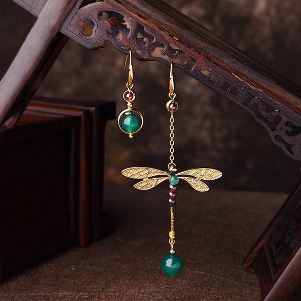 Vintage-Inspired Dragonfly Earrings