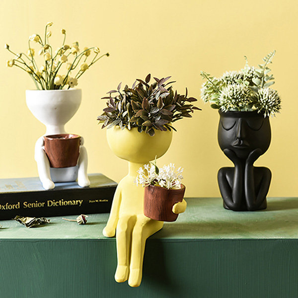 Resin Shoe-Shaped Planters from Apollo Box