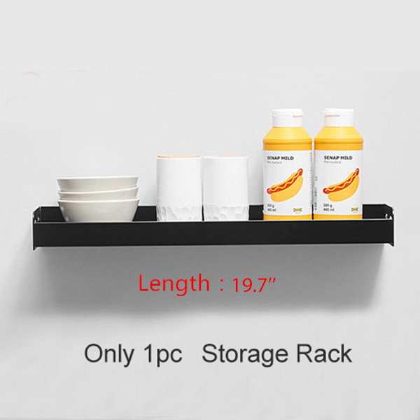 Plastic Floating Shelves Wall Mounted Storage Shelves for Kitchen