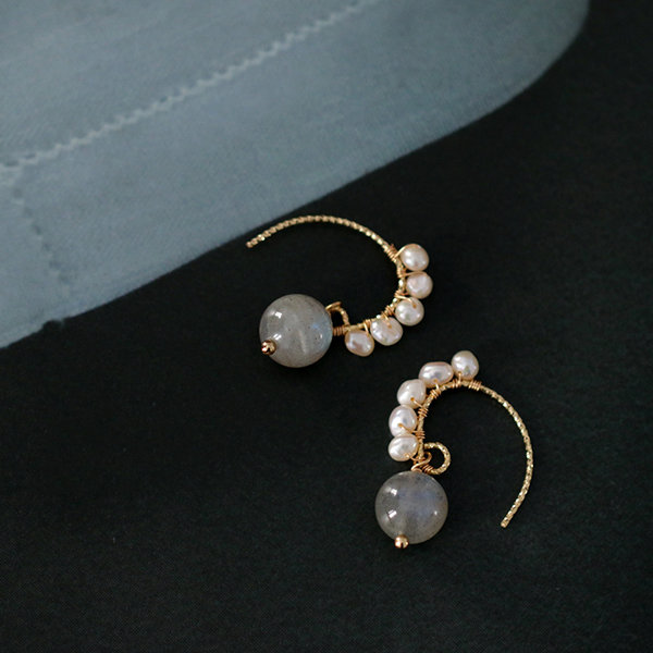Fancy Pearl Earrings - ApolloBox