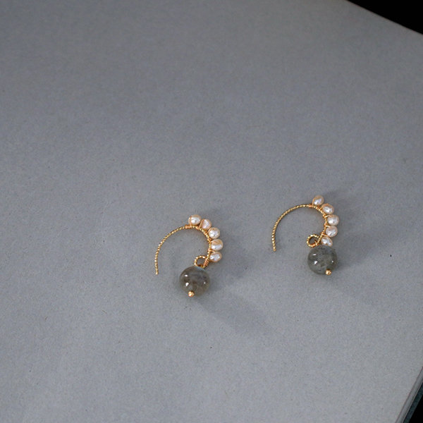 Fancy Pearl Earrings - ApolloBox