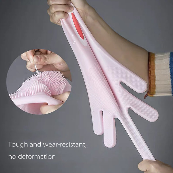 Gloves For Kitchen - Silicone - Pink - Yellow - 4 Colors from Apollo Box