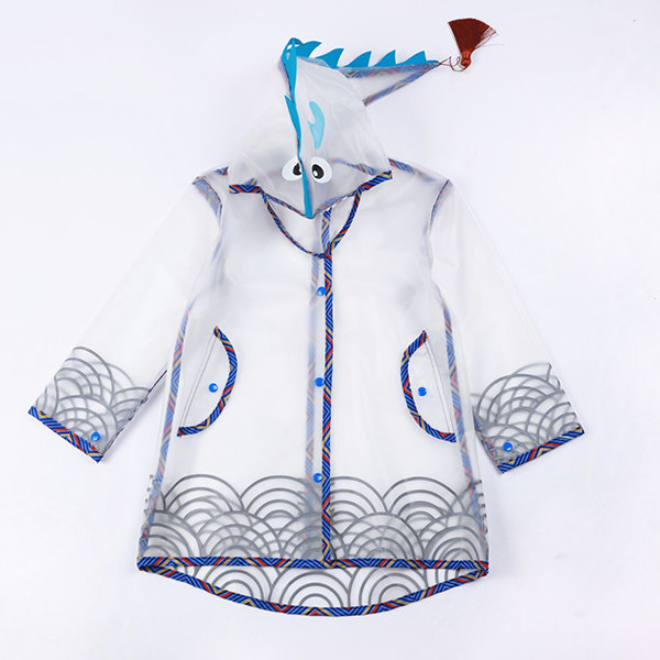 DIY Clear Raincoat With Pattern