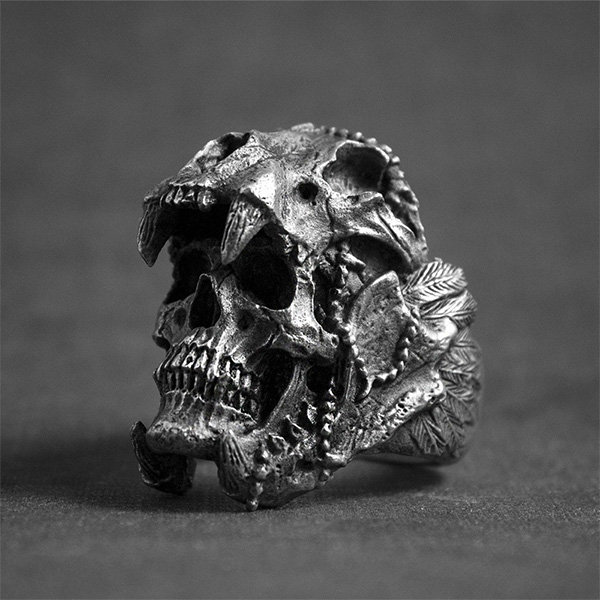Big Anatomical Skull Ring - DAD of Sweden