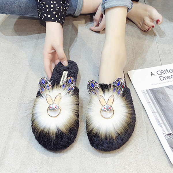 Women's Rabbit Slippers - ApolloBox