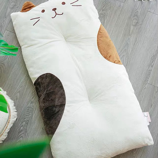 Cartoon Cat's Paw Throw Pillow - White - Khaki - 8 Colors - ApolloBox