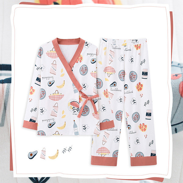 0-24 Mois Grenouillère PAUBOLI Pyjama Japonais Bébé Kimono Grenouillère 
