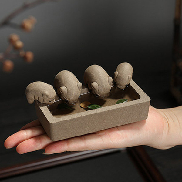 Pig Tea Pet - Ceramic - Tea Lovers Accessory