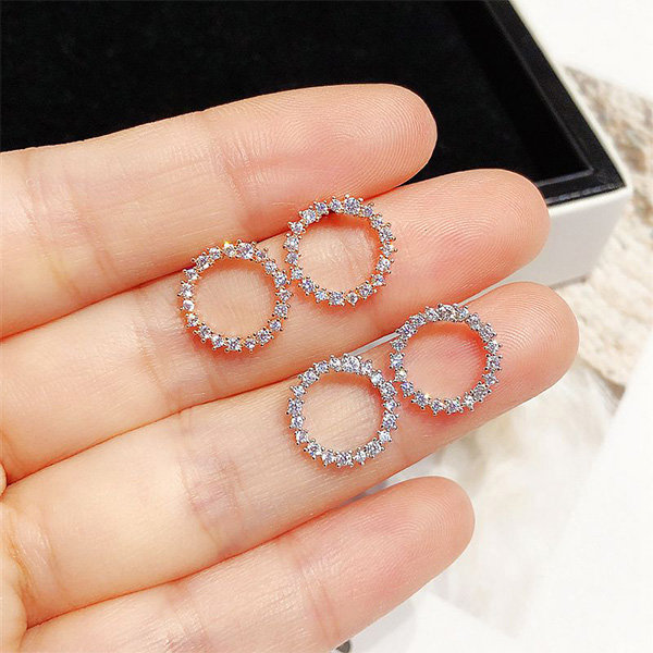 Full Circle CZ Earrings