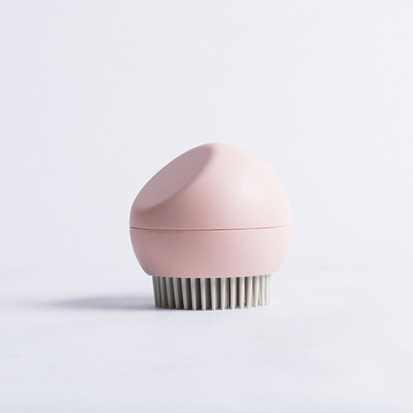 Mini Dish Cleaning Brush - Silicone - Pink - Blue from Apollo Box