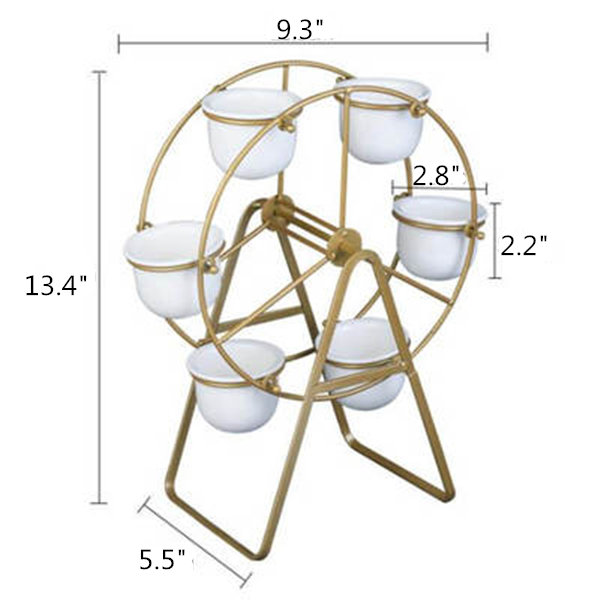 Ferris Wheel Ceramic Flower Pot Apollobox