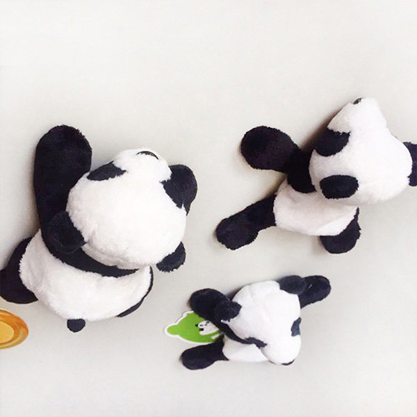 Lovely Plush Panda Fridge Magnet Refrigerator Sticker Gift Toy PP cotton AU 